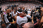 lebron james nba 110511 mia vs bos 21 game 5 Dwyane Wade & LeBron James lead Heat past Celtics into East finals