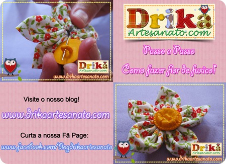 7 Passo a Passo como fazer fuxico Drika Artesanato post 7 Passo a Passo como fazer fuxico Drika Artesanato post