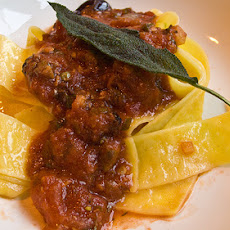Pappardelle With Chicken Livers & Onions