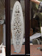 Custom etched cabinet.