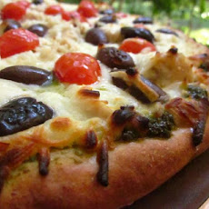 Pesto Chicken Pizza