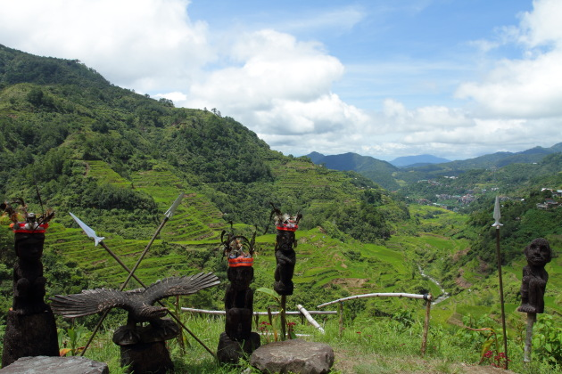 Ifugao Sculptures and Banaue Rice Terraces
