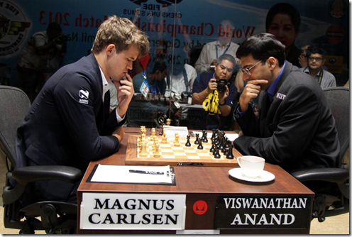 Game 5 - Carlsen vs Anand, FIDE World Chess Championship 2013
