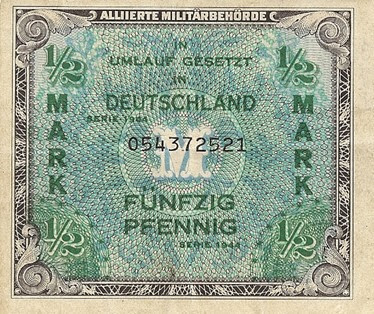 German Occupation Mark Front(2)