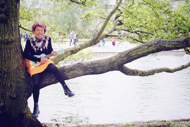 ukulele in tree