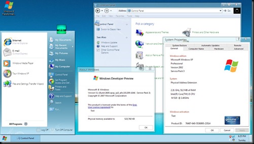 Windows XP Desktop 