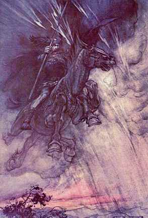 Wotan On Sleipner, Asatru Gods And Heroes