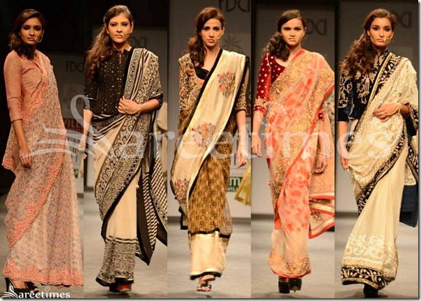 Vineet_Bahl_Sarees_WIFW_Autumn_Winter_2013