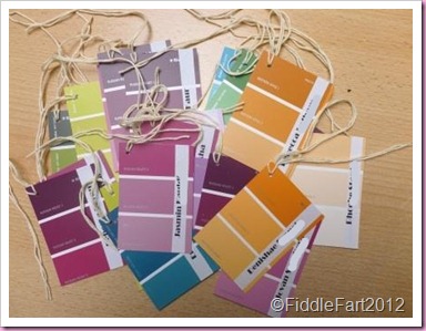 Paint chart tags