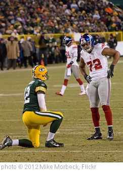 'Aaron Rodgers, Osi Umenyiora' photo (c) 2012, Mike Morbeck - license: http://creativecommons.org/licenses/by-sa/2.0/
