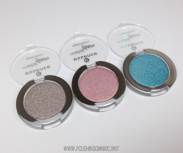 Essence Metal Glam Eyeshadow - Coffee to Glow, Frosted Apple, Jewel Up The Ocean