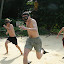 And yes, my competitive edge did come out again. Note Stewart has no flippers, he ditched them early on to gain speed and still came 2nd. Tsk.