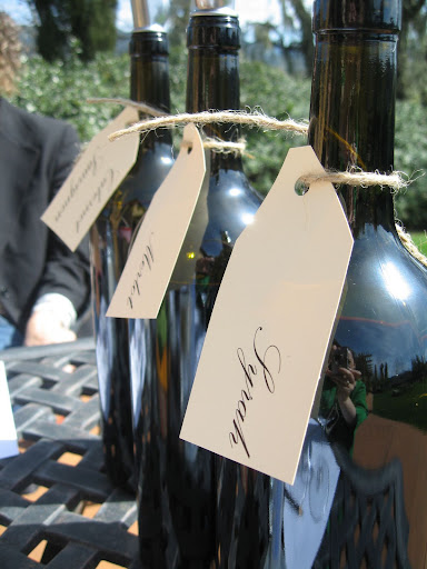 The three wines we used for the blending session were Cabernet Sauvignon, Merlot, and Syrah.