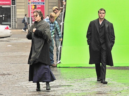 Joaquin Phoenix és Marion Cotillard Low Life forgatásán3