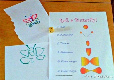 butterfly drawing game