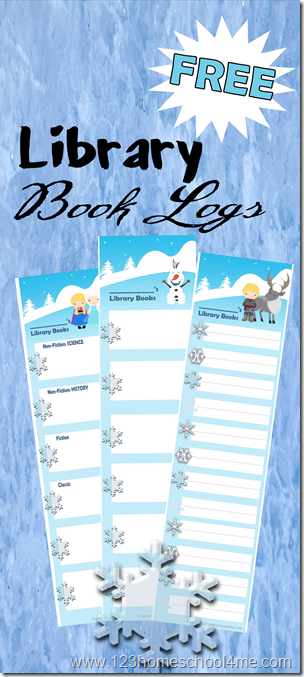 Disney! Free Disney Frozen Printable LIbrary Book Logs FREE Disney Frozen Printable LIbrary Book Logs #disney #disneykids #homeschooling #kids
