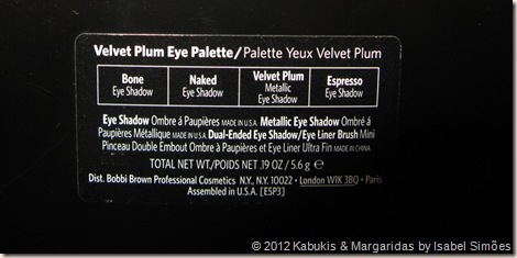Velvet Plum Eye Palette by Bobbi Brown Dicas de Maquilhagem