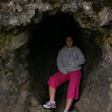 Debbie in a Small Cave