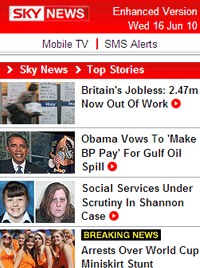 Descargar Sky News para celulares gratis Descargar Sky News para celulares gratis