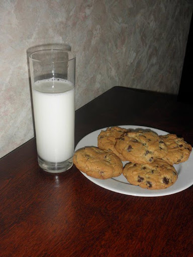 Mary-Kay with the perfect accompaniment to the Cookies