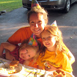 The girls were whispering in Jon's ear all weekend about the party they wanted to give Mama.  Fortunately he was able to talk them out of waking her up at 5 in the morning...