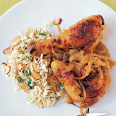 Baked Chicken and Onions