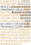 Werle & Stankowski + Electric Blanket - 16.11.07 @ Treibhaus, Luzern