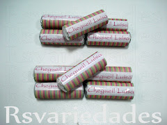 Balinha
    : R$1,20 unid (min. 40 unids).
     : Cento: R$110,00.
    : Pedidos em múltiplos de 20 (40, 60, 80, 100, etc.).
    : Utilizamos a balinha Mini-mentos 5 unids.