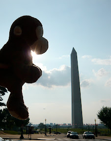 CM Washington Monument --- We didn't get too close to the monument (other things to do) but we had some fun with the pictures we took.