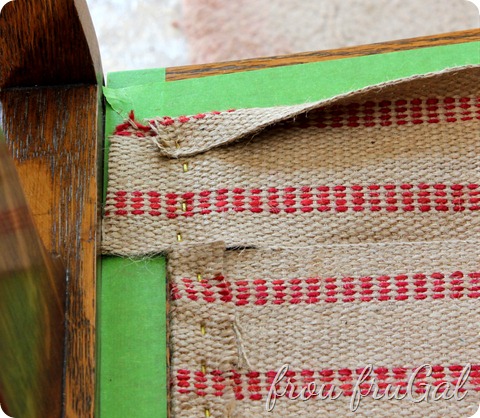 Fold Webbing Back, Notch Corner & Staple 021-002-1