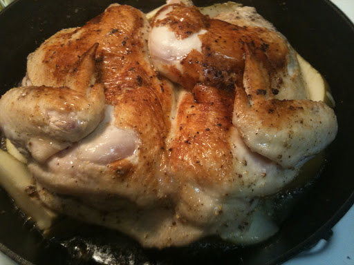 chicken & pears