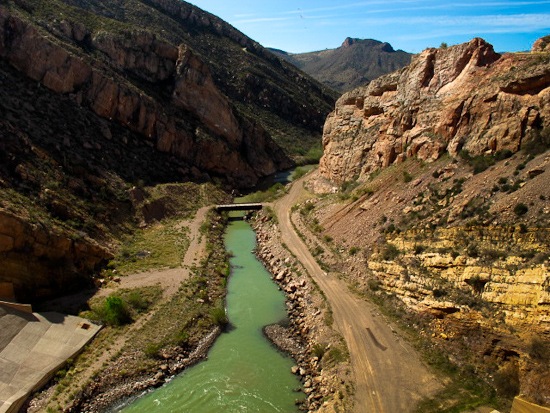 Gila River from Coolidge Dam