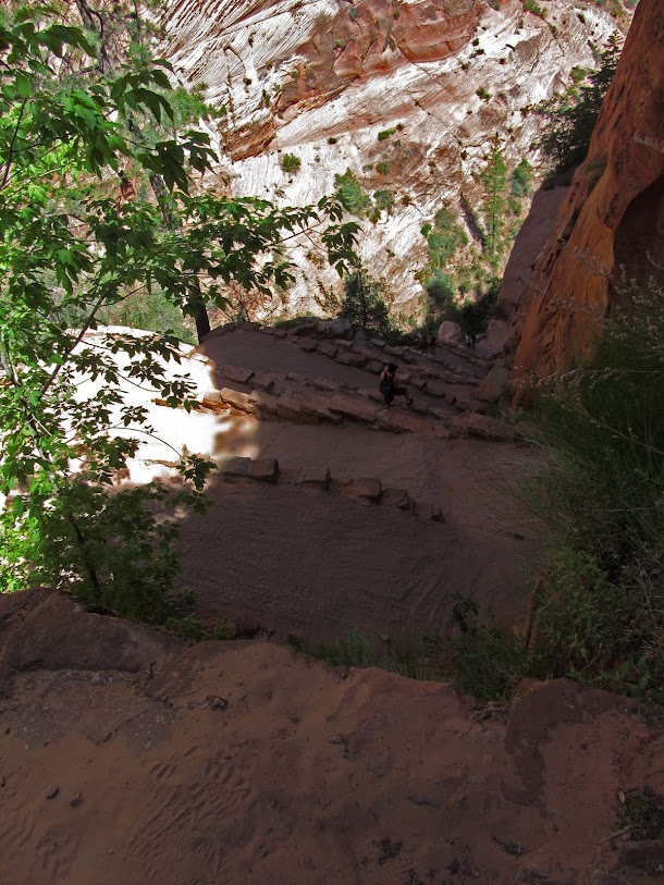 Up the Second Winding Path - Third Section up to Angels Landing