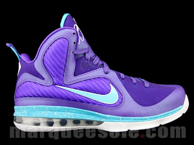 purple lebron 9s