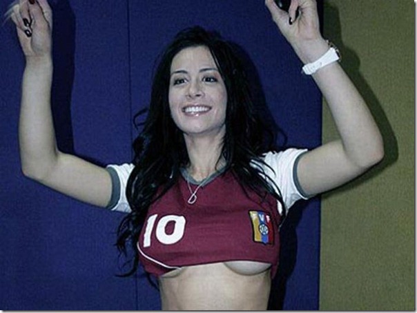 Diosa Canales modelo venezuelana na Copa América (1)