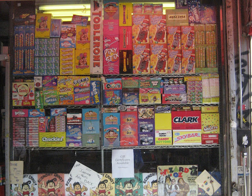 With a window display like this, Economy Candy is irresistible.