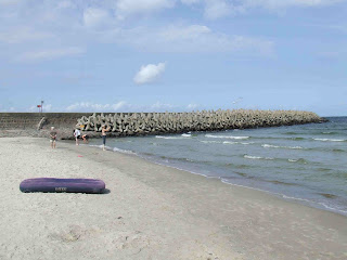 Kołobrzeg - wschodni falochron.