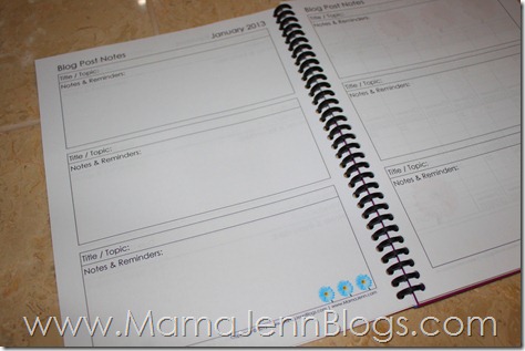 2013 Blogging Planner {FREE Printable}