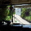 From the bus seat on the way to the mountain.