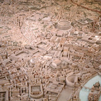 00g.-Maqueta de Roma en el siglo IV.