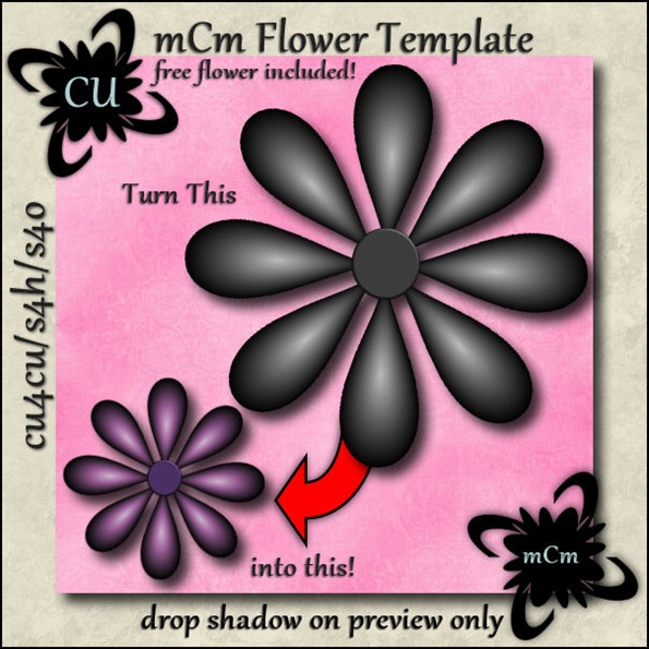 mCm-Flower Template-preview