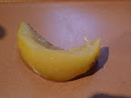 Wedge of preserved lemon.