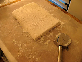 the marshmallow product after cooling for four hours (probably the only time i've waited for something to cool).