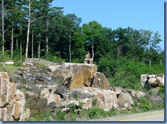 7676 Ontario Hwy 400 North - inukshuk