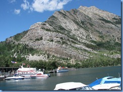 1412 Alberta - Waterton Lakes National Park - town of Waterton - Waterton Marina Upper Waterton Lake