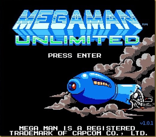 MegaMan Unlimited タイトル MegaMan Unlimited タイトル