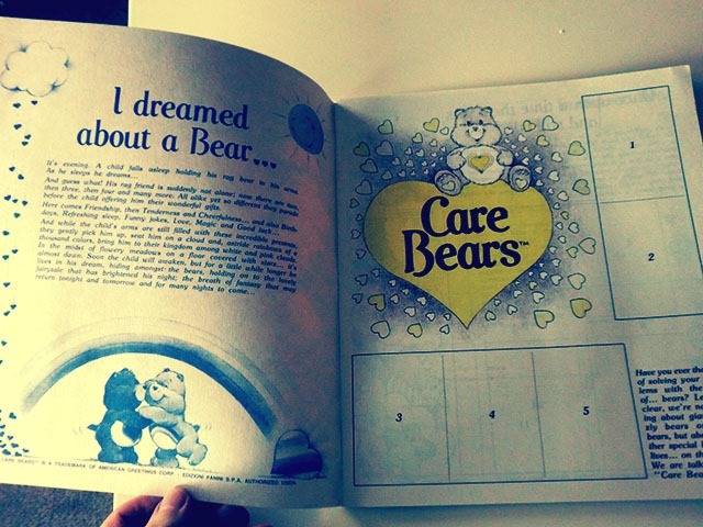 Care Bears Sticker Book Page 1