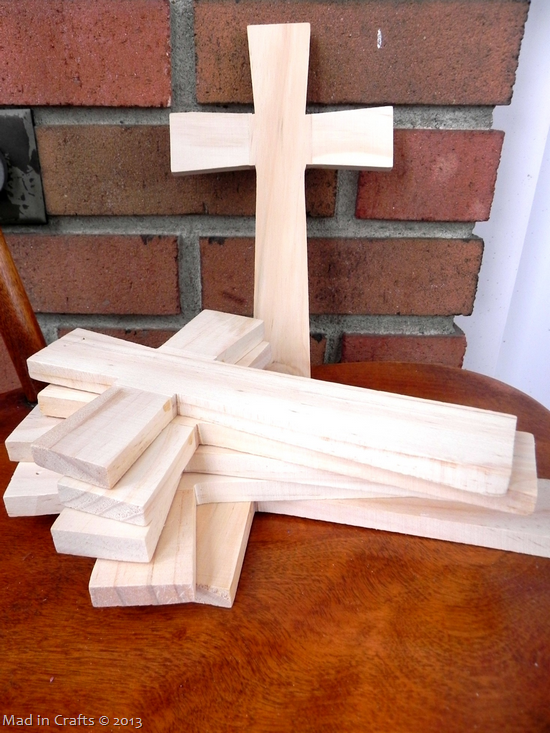 wooden crosses