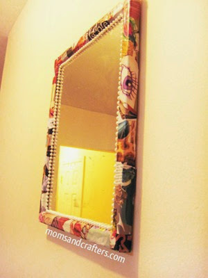 mirror frame from Moms and Crafters mirror frame from Moms and Crafters