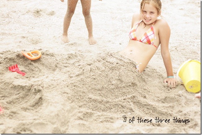 sam buried in sand blog